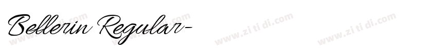 Bellerin Regular字体转换 Bellerin Regular字体转换